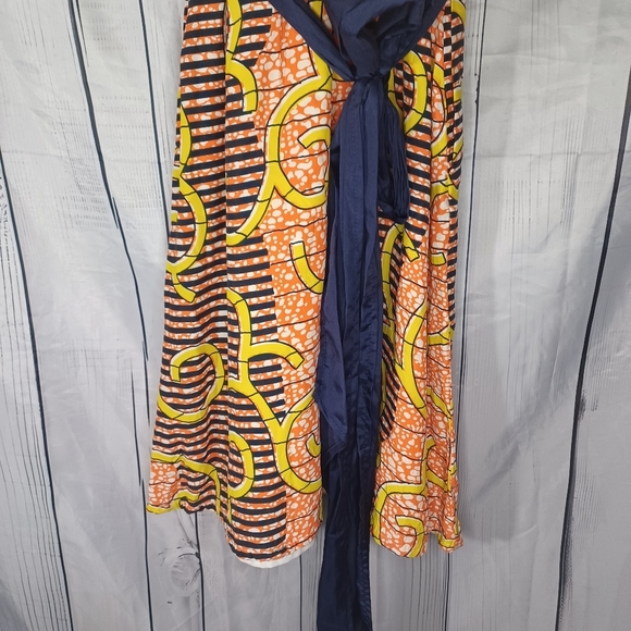 PORRIDGE Anthropologie Flight of the Bee Multi Mix Rayon Silk Dress sz M - Picture 12 of 16